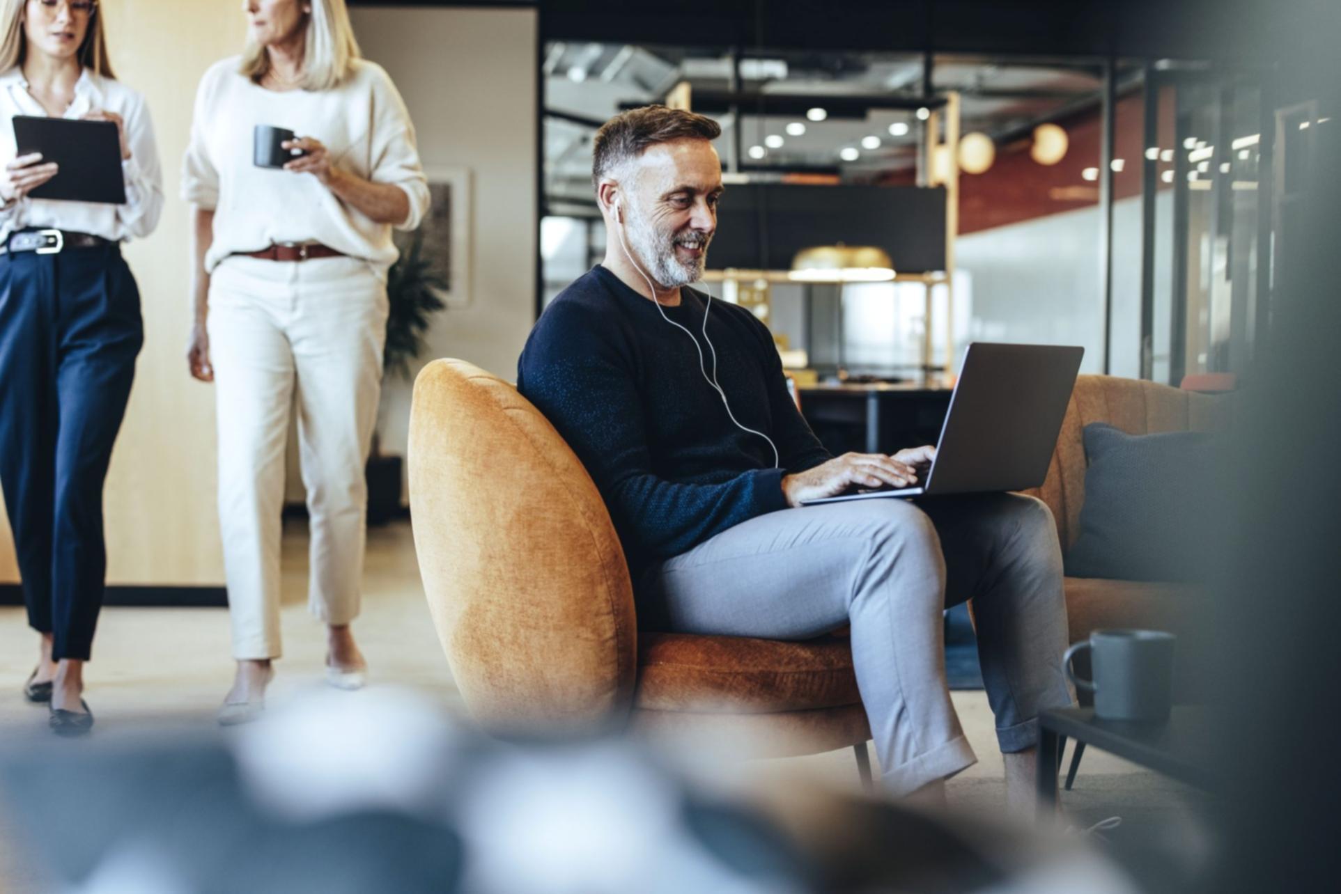 Students collaborating during interactive learning session